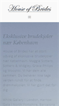Mobile Screenshot of houseofbrides.dk